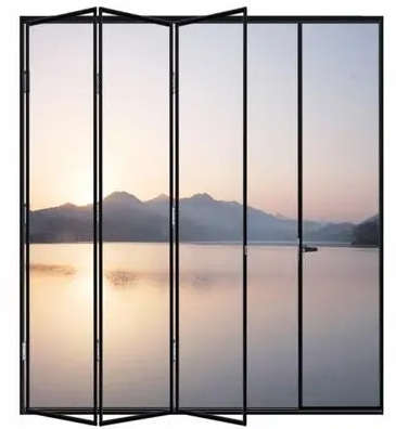 黄石极窄折叠门